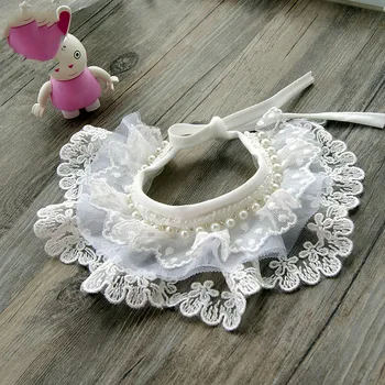 

Dog Scarf Scarf Triangular Binder Small Pet Bib Cute Lace Cat Bibs Scarf Decoration