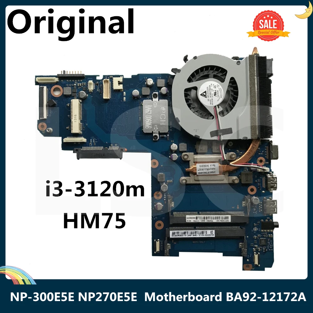 LSC для Samsung NP 300E5E NP270E5E Материнская плата ноутбука I3 3120m HM75 DDR3 BA92 12172A с