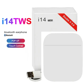 

2020 New Original I14 TWS Wireless Headset Bluetooth 5.0 Headset Smartphone Headset Charging Case up to 32 Ω Dynamic 120 OUTMIX