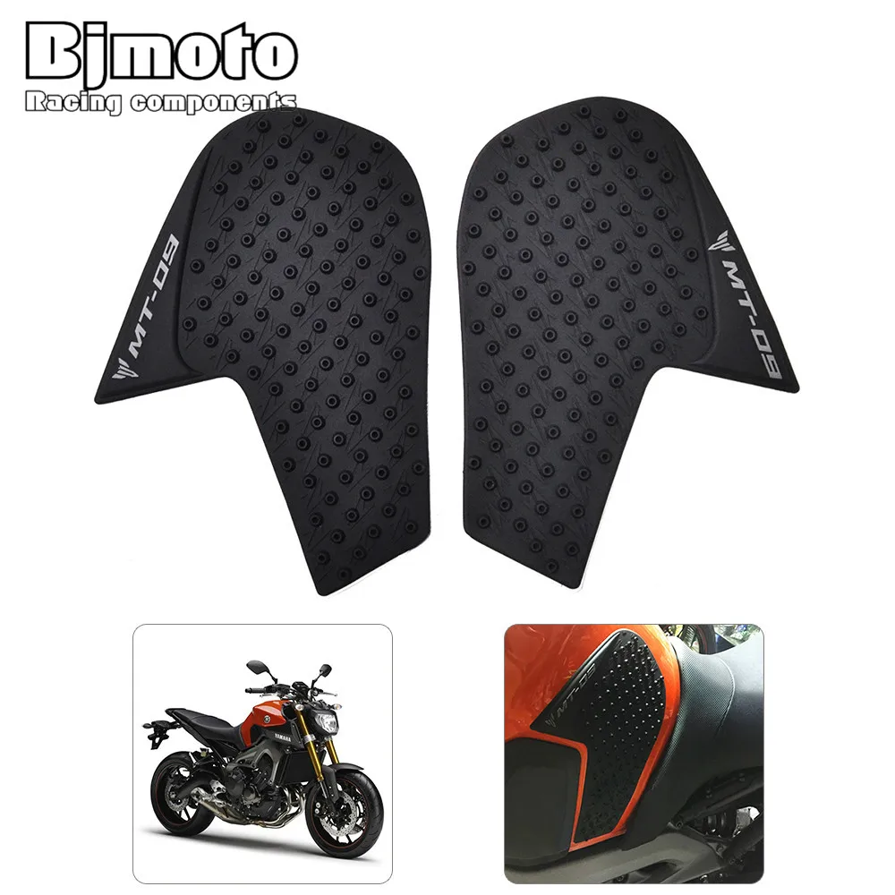 Bj moto MT09 moto rbike Тяговая накладка на бак боковой газовый наколенник протектор Наклейка для Yamaha MT-09 MT 09- Мото Аксессуары