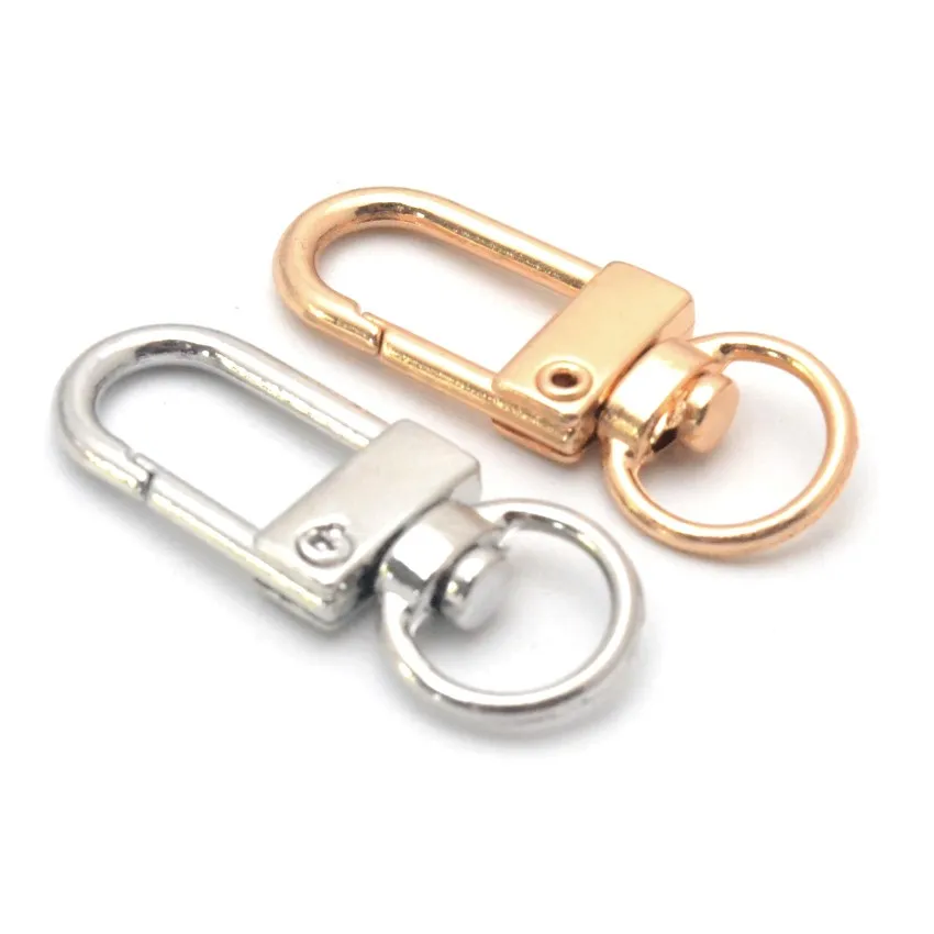 

Free Shipping-2Pcs Unwelded Leather Bag Metal Crafts DIY Lobster Clasp Clip 34*13mm Connect Buckle