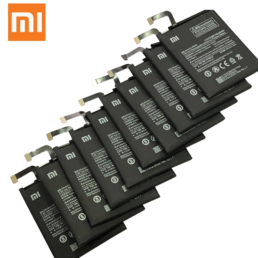 Аккумулятор для телефона XiaoMi 6 BM39 Mi6 / Xiao Mi Bateria 3350 мАч Высокая реальная емкость