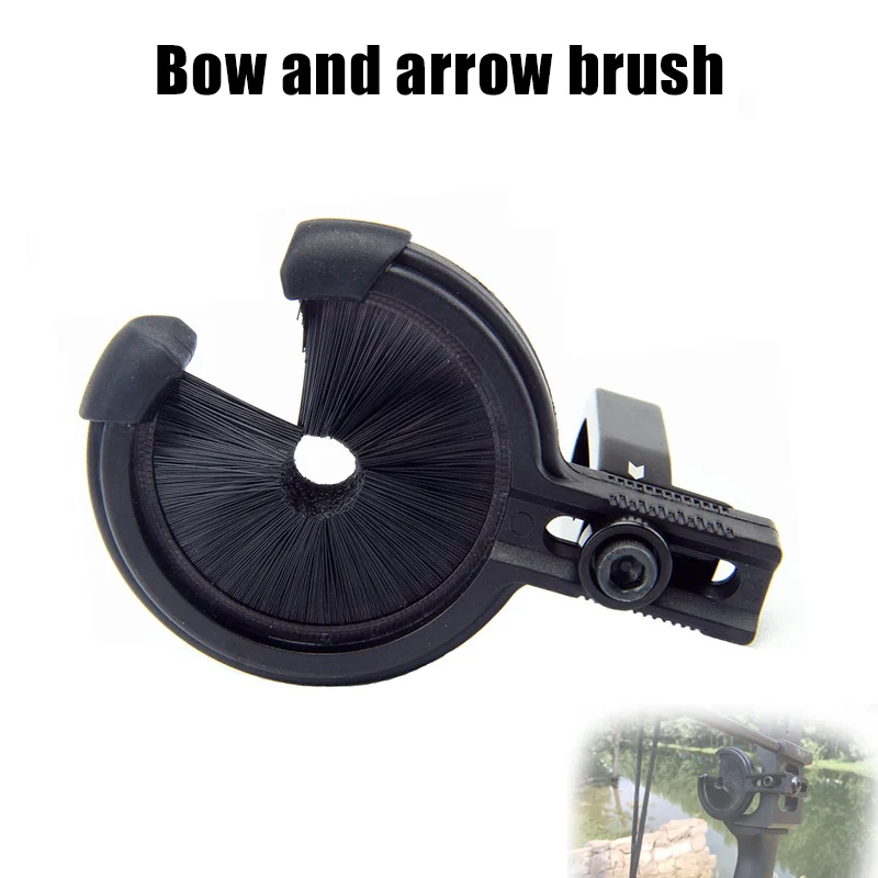 Archery Arrow Containment Whisker Brush Rest Right Or Left Hand For Compound Bow