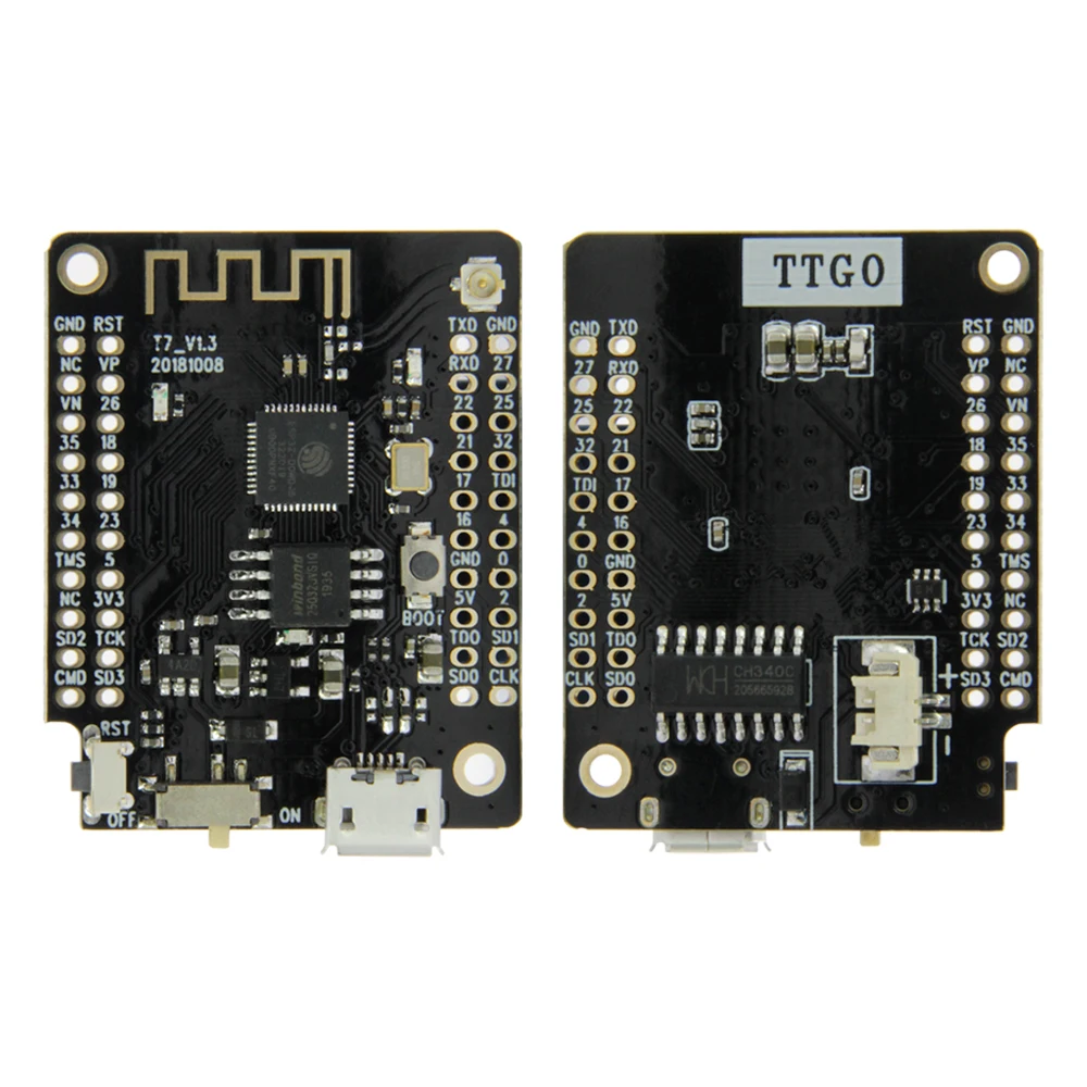 LILYGO®Плата для разработки модуля TTGO T7 V1.3 MINI 32 ESP32 WiFi Bluetooth|board board|board wifiboard module |