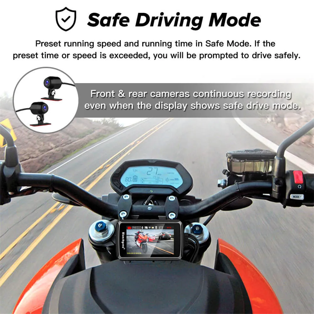 Видеорегистратор Blueskysea DV988 Pro с Wi Fi HD 1080P GPS 2 камеры| |
