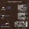 Multifunctional Folding Shovel with Carrying Pouch Lightweight Portable Camping Shovels for DiggingTactical Shovel Pickaxe Hoe 2