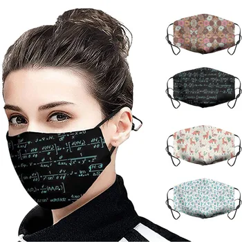 

PM2.5 Breathable Mask Outdoor Unisex 1PC Dustproof Windproof Foggy Haze Spitting Proteccion Mask Printed Face Mouth Masks #M
