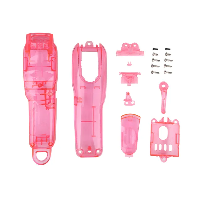 8Pcs/Set Electric Clipper Shell Set For WAHL 8148/8591 ABS 8 Style DIY Modification Shell Barber Electric Clipper Cover G0811 Transparent Pink