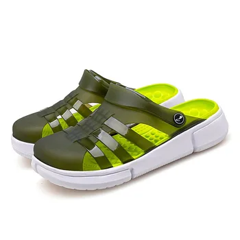 

water shoes aqua shoes beach Mens Beach Sandals Hollow Out Breathable slippers Flats Upstream Shoes Quick Dry River Sea Slippers