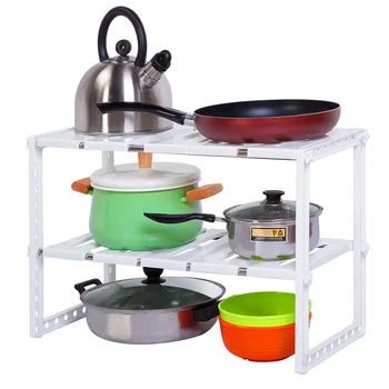 

2-Tier Sink Rack Org anizer Storage Expandable Adjustable Kitchen Shelf Holder kitchen Accessory