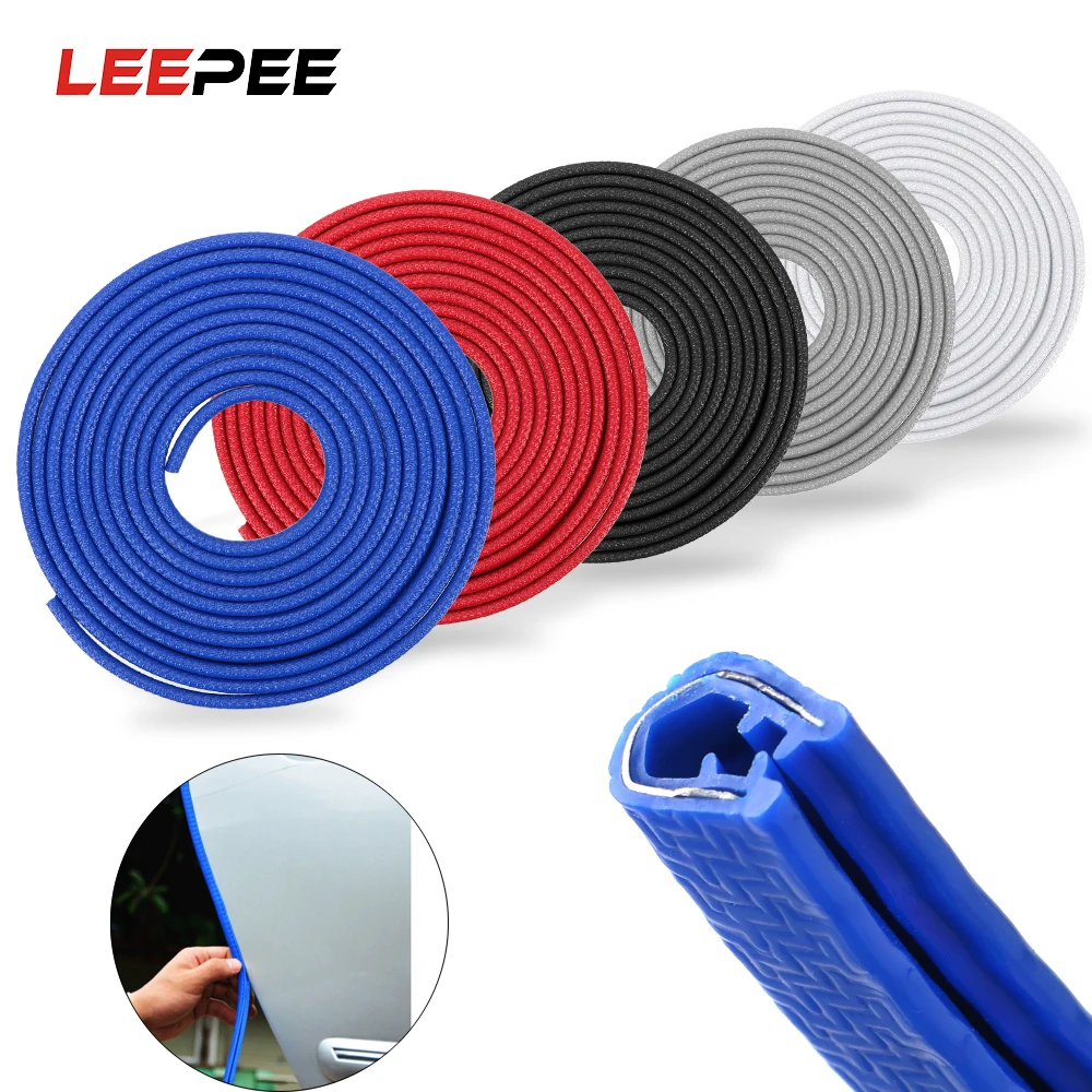 LEEPEE 5M Bumper Edge Guard Scratch Protector Car Door Anti Collision