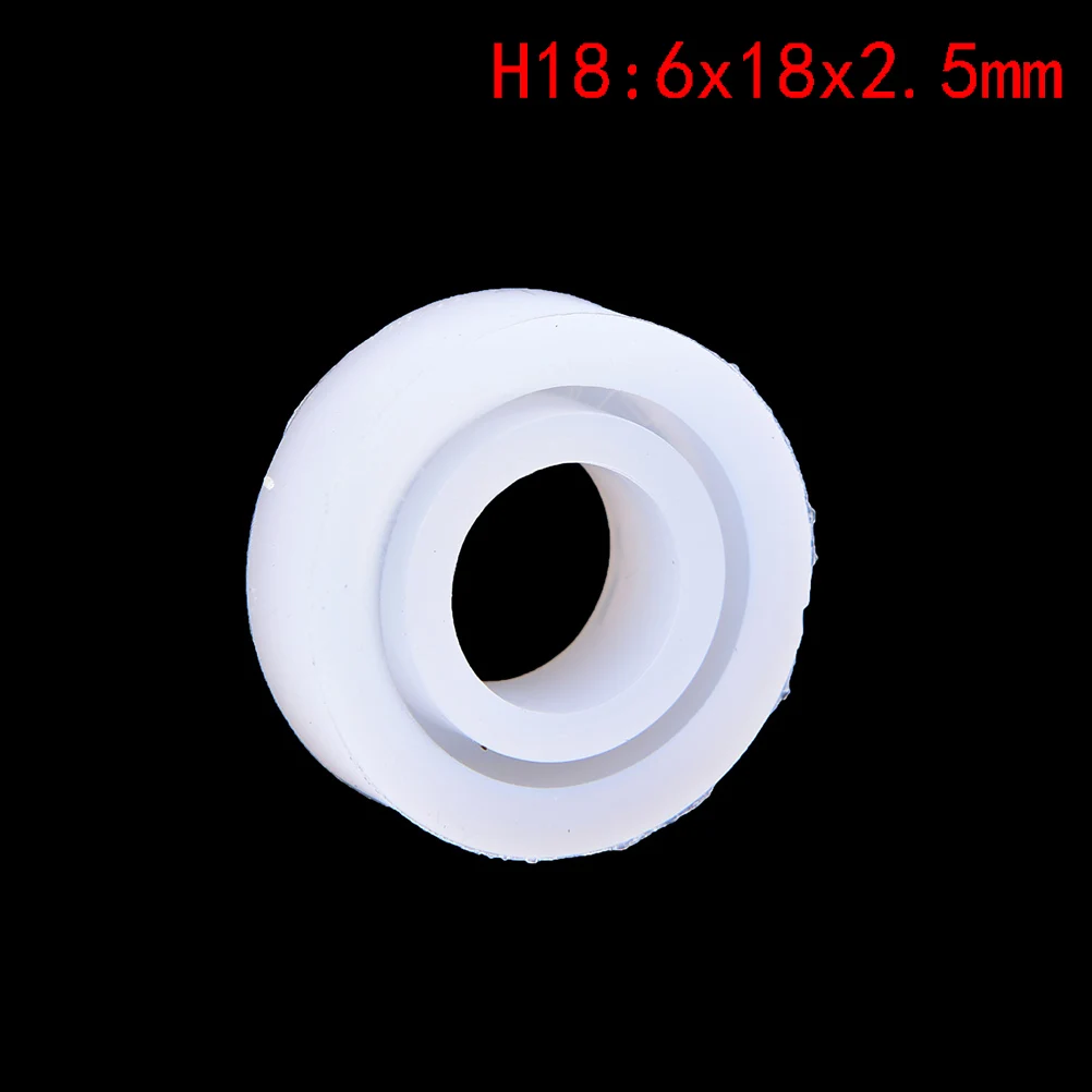 Сделай Сам силикон кольцо круглой формы форма круглый дизайн силиконовая форма для кольца ювелирных изделий инструмент прозрачный плесень эпоксидная смола, форма - Цвет: H18