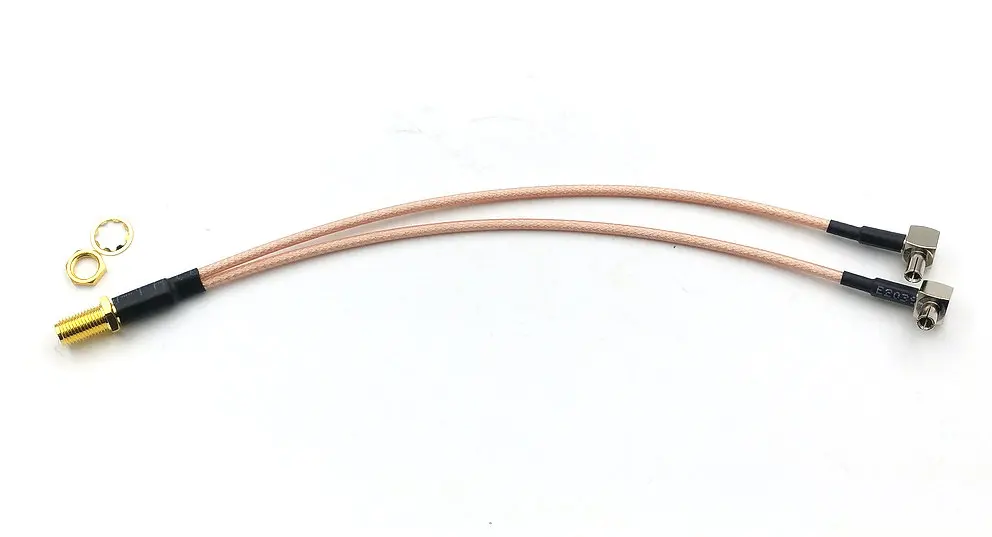 20 шт. SMA female TO Y type 2X L TS9 сплиттер папа комбинированный кабель RG316|sma female|sma smasma to sma |
