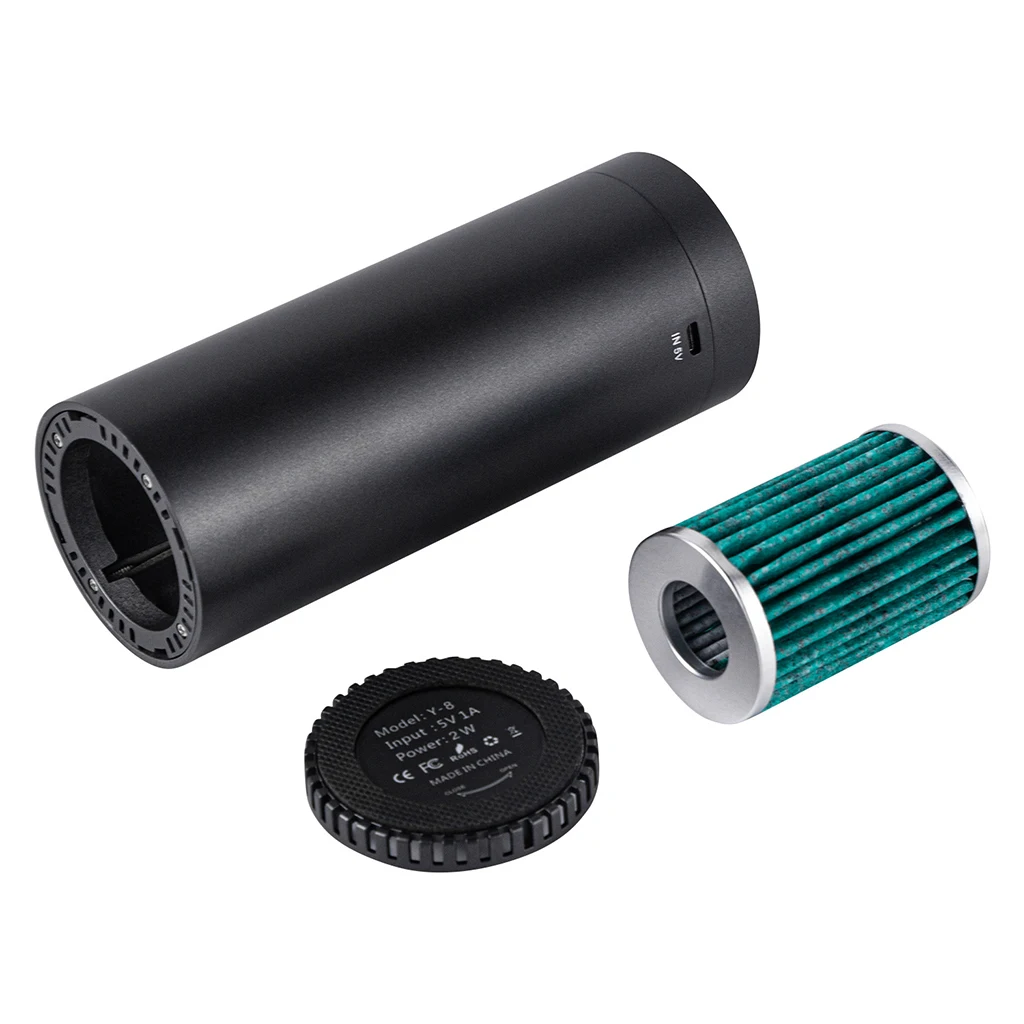 Portable Travel Bedroom Car Air Purifier Freshener Aroma Diffuser Infrared Sensor Air Cleaner For Car Home Office Smoking