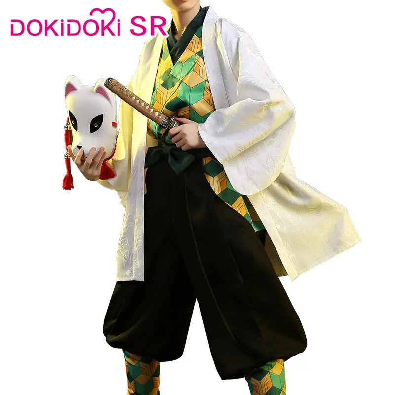 Предпродажа DokiDoki-SR Demon Slayer Kimetsu no Yaiba Sabito, костюм для косплея для мужчин, аниме Kimetsu no Yaiba, косплей, костюм Sabito