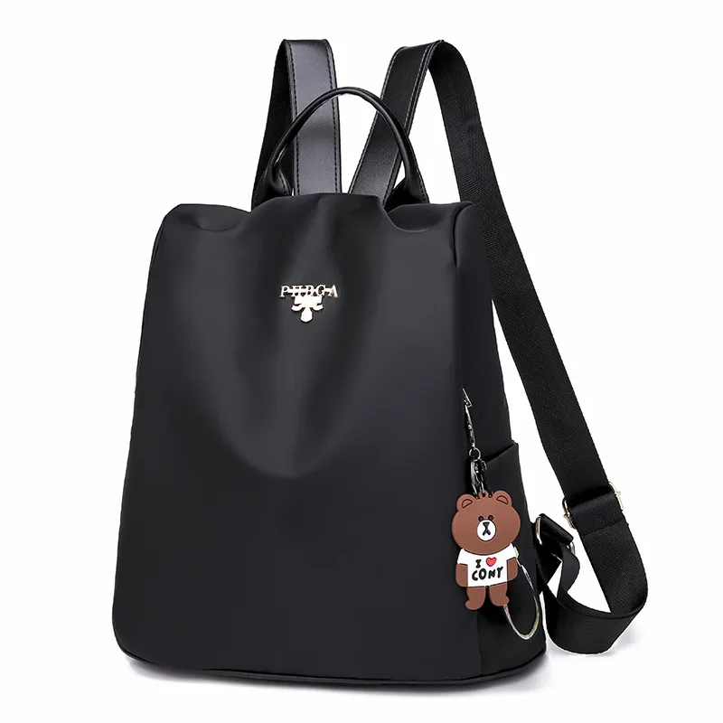 Школьная сумка рюкзак женский рюкзак стиль корейский стиль Оксфорд Ткань Холст Универсальный Противоугонный женский путешествия досуг