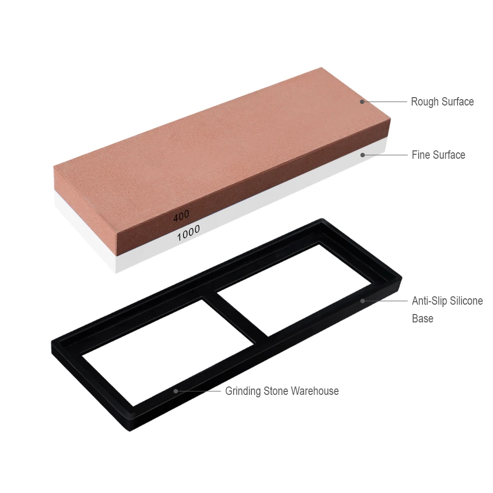 

Professional Knife Sharpener Whetstone 2 In 1 240 400 800 1000 3000 6000 8000 Grit Sharpening Stones Grinder Water Honing Stone
