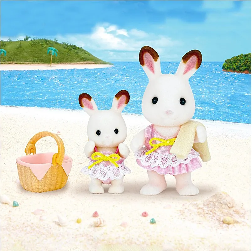 Semipkg детская игрушка Sylvanian Families Двойной Купальник чехол игровой дом для девочек кукла игрушка 5233