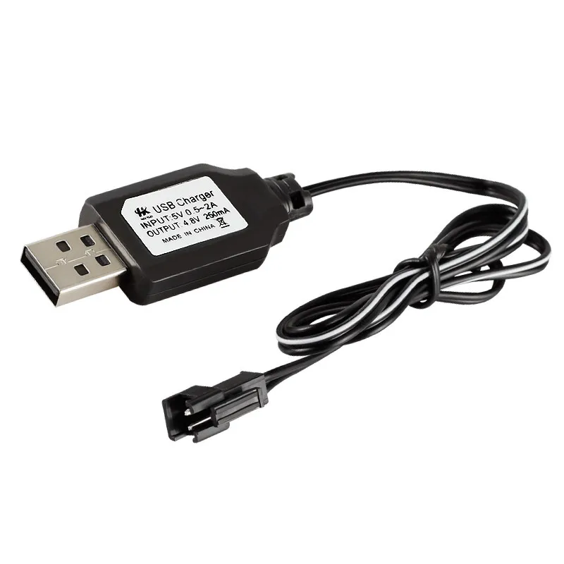 Новинка зарядное устройство USB 4 8 в ма с разъемом SM батарейный отсек NiMH NiCD RC|Детали
