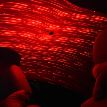 

Ceiling Light Projector Lamp ABS Plastic 8V~36V 650nm Red LED Ambient 1.5m 100mw Waterproof