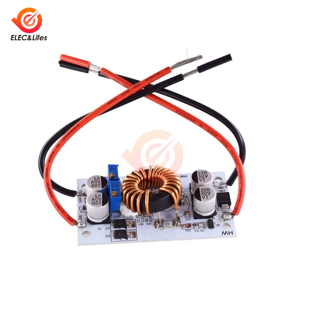 250W 10A/500W 15A неизолированный boost модуль постоянного тока повышающего постоянный