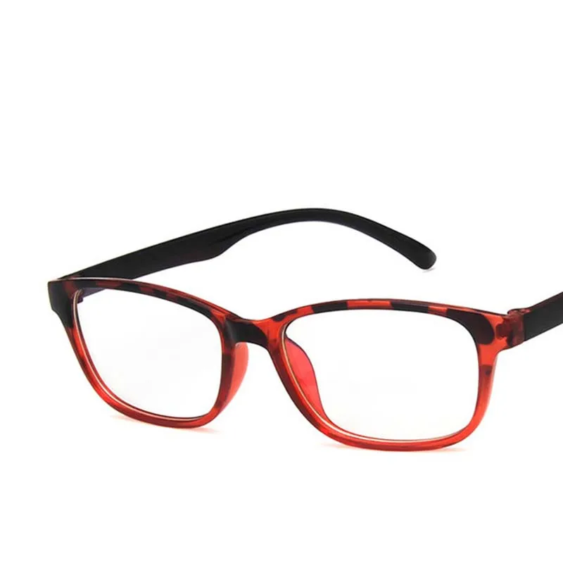 Модные квадратные градиентные маленькие очки оправа для мужчин и женщин PC Красный Леопард оптика оправы для очков классические Рецептурные очки - Цвет оправы: 3