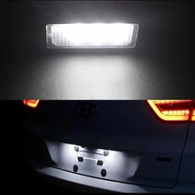Becinsee – lumière de plaque d'immatriculation pour BMW série 3 E46 4D 98 03, 2 pièces, lumière de plaque d'immatriculation de voiture sans erreur 