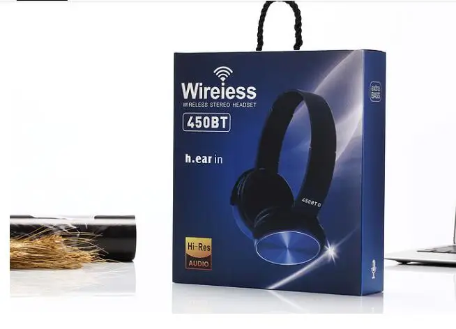 

10 pcs per lot Hot Selling Xb450bt Bluetooth Headset 5.0 Stereo Bass-Card Instert Game Headphones