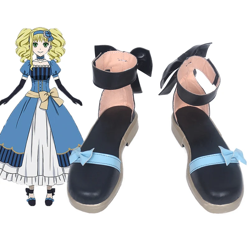 Kuroshitsuji-Black-Butler-Book-of-the-Atlantic-Elizabeth-Cosplay-Shoes-Halloween-Party-Lolita-Shoes-w-Bowknot