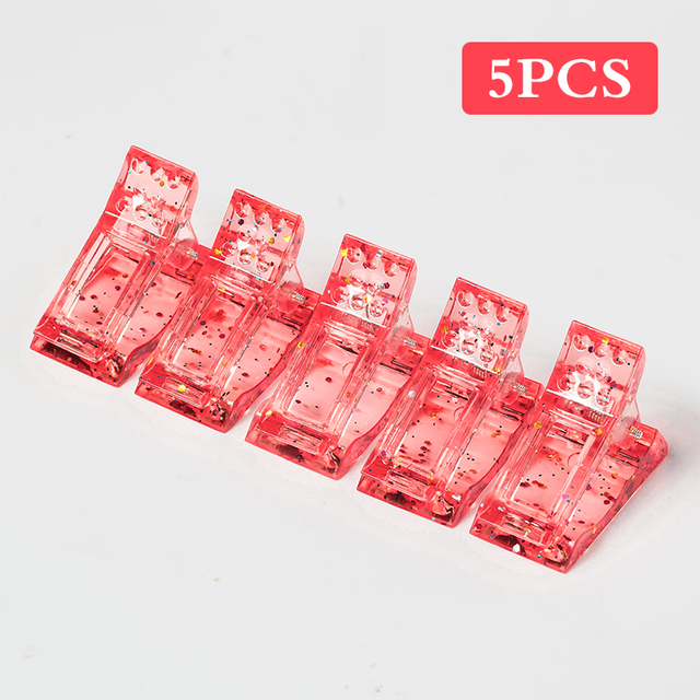 Nail Transparent Crystal Clip Finger Extension Nail UV Gel Fixed Nail Mold Nail Product Nail Accesorio Nail Gel Clip