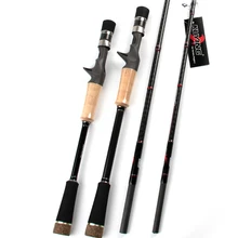 

KUYING Tournament 1.77m 2.16m 1.5 Sections Super Hard XH Carbon Casting Fishing Rod Medium Fast Action Fish Pole Snakehead Pike