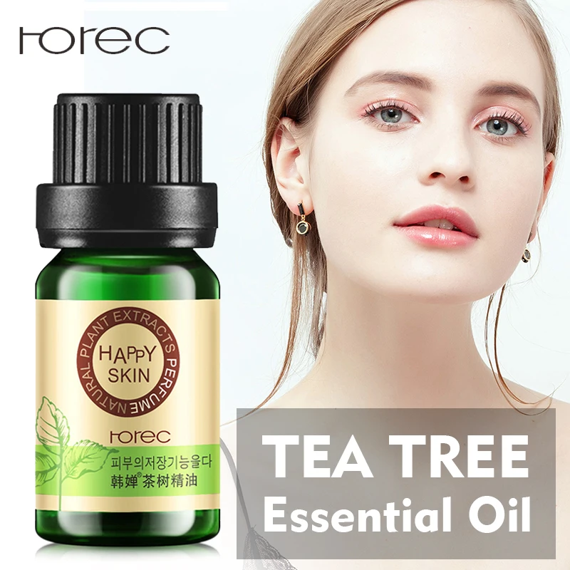 

ROREC Tea Tree Essential Oil Acne Treatment Blackhead Remover Anti Scar Spots Oil control Shrink pores Face Skin Care