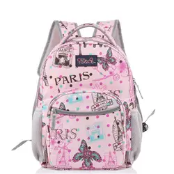 Новые детские школьные сумки для девочек, школьный рюкзак с бабочкой, детский Ранец для мальчиков, ранец с принтом Эйфелевой башни, рюкзак