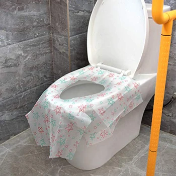 

20 Pcs Toilet Seat Covers Disposable Toilet Seat Covers Public Toilet Potty Protectors for Kids Non-woven Fabri