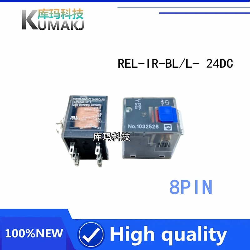 1 шт./лот 100% новое реле REL-IR-BL L- 24DC 2X21 NO.1032526 24V 8PIN | Электронные компоненты и
