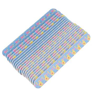 

20Pcs Manicure Nail File Colorful Nail Grinding Bar Nail Shaper Manicure Tool Random Pattern