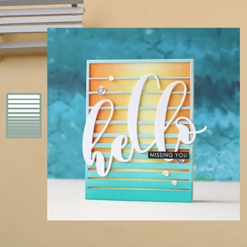 

Lucky Goddess Craft Metal cutting dies Gradient Stripes Panel Scrapbook paper craft knife mould blade punch stencils dies 2019