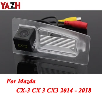 

YAZH HD CCD Waterproof Night Vision Auto reverse backup parking Camera For Mazda CX-3 CX 3 CX3 2014~2018 Car Rear view Camera