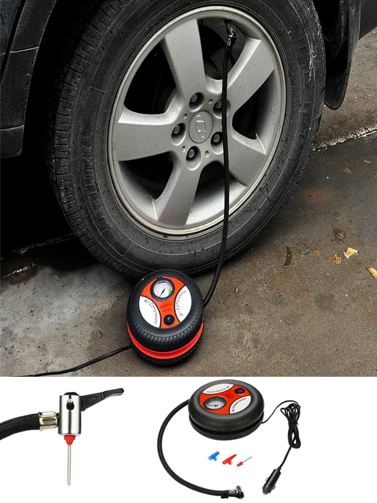 260PSI DC 12V Авто портативный Электрический мини-насос для накачивания шин воздушный компрессор автомобильный авто насос прикуриватель/DC 12V