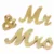 Деревянный MR & MRS Свадебный Знак Свадебный Стол Цифры Буквы Элегантный Возлюбленный и Прием Верхний Стол Знак Свадебное Украшение