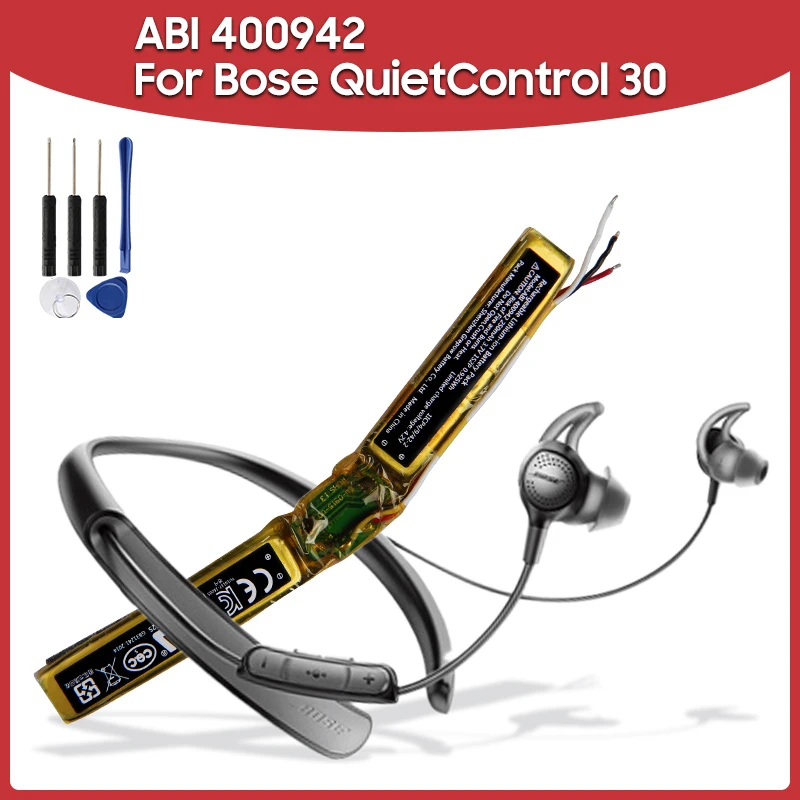 Batería de repuesto Original ABI 250 para Bose QuietControl 30, paquete de  baterías recargables de iones de litio, 400942 mAh|Baterías para teléfonos  móviles| - AliExpress