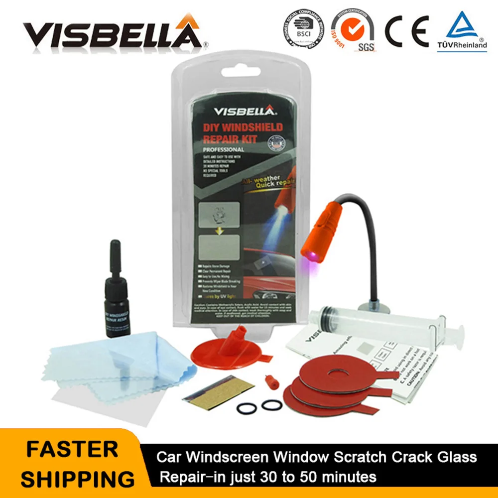 

Visbella Windshield Crack Repair Kit