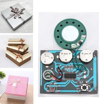 

30S Sound Voice Audio Photosensitive Music Recorder Board Chip Programmable Music Module for Greeting Card DIY