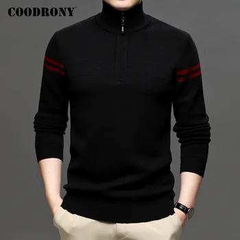 

COODRONY Brand High Quality Merino Wool Sweaters Autumn Winter Thick Warm Turtleneck Sweater Men Fashion Casual Pullover C3036