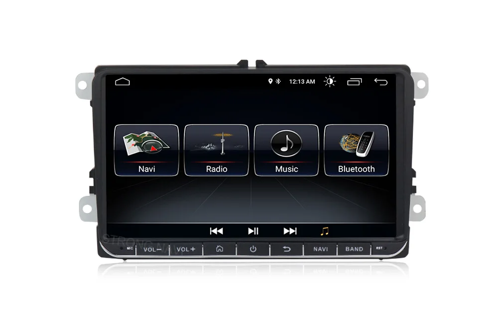 Perfect EU warehouses 9" Android 8.1 Car radio GPS Navigation for VW Skoda Octavia golf 5 6 touran passat B6 jetta polo tiguan WIFI BT 25