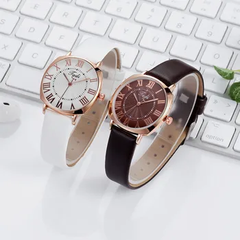 

Women's Wrist Watch Women Watch Sleek Minimalist Leather Belt Luxury Ladies Watch Women Fashion reloj mujer 2020 Relogio