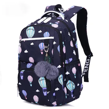 

Children School Backpacks Korean Style Girls School Bags Large Capacity Flower Printing Backpack Bag For Kids Mochila