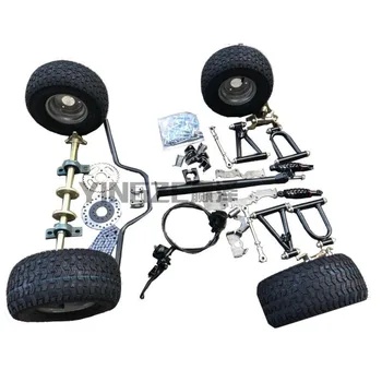 

GO KART KARTING UTV Buggy ATV 60CM Rear Axle Front Swingarms Steering Handlebar With 6 Inch Wheel Tires