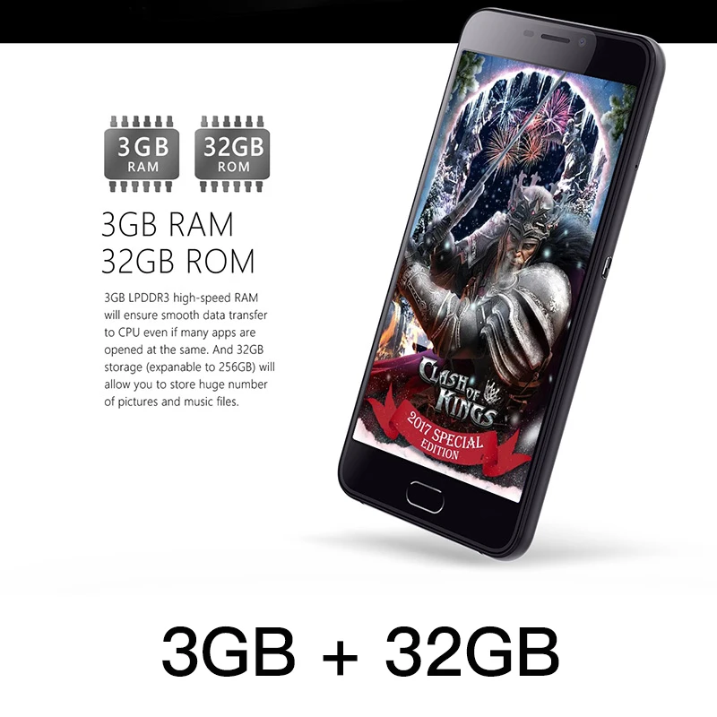 Ulefone Gemini Оригинальный телефон Двойная камера 13.0MP+5.0MP Мобильный 5.5 дюймов FHD MTK6737T Quad