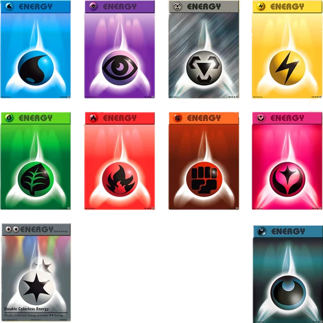 Pokemon Cards Game ENERGY Card Battle TAKARA TOMY Collection Shining English Trading Card Booster Box Kids Toys Children Gift 2